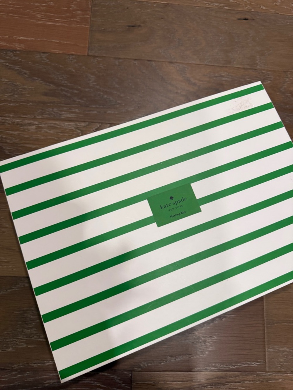 kate spade Green, White & Pink Striped Short-Sleeve Pajama Gift Set - Picture 7 of 8